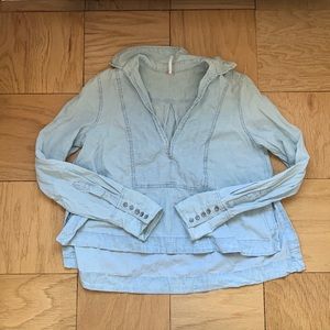 Free people chambray shirt